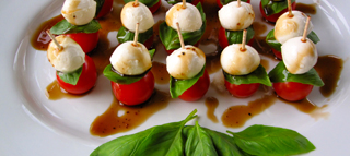 Caprese Salad skewers Catering Cabo