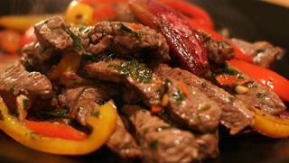 Fajitas Chicken, Beef or Vegetarian Catering Cabo